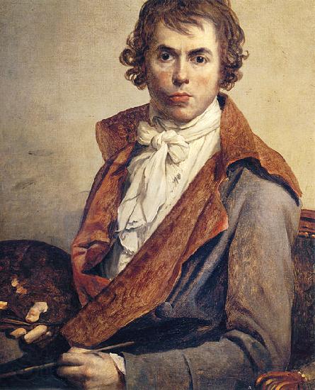 Jacques-Louis  David Self portrait Germany oil painting art